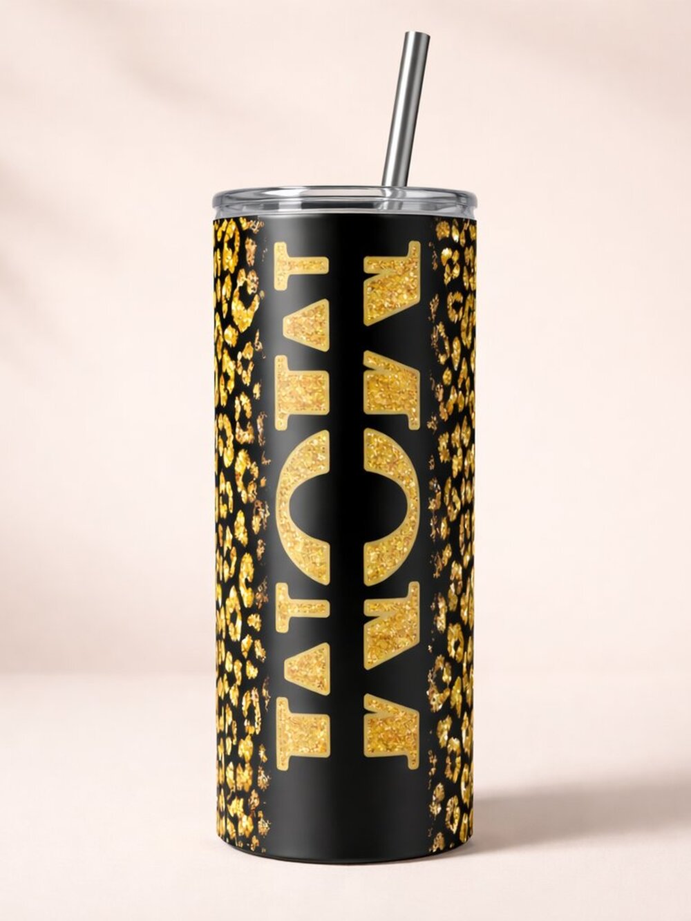 20 oz Mama Floral Skinny Tumbler | Stainless Steel Insulated Travel Mug with Lid